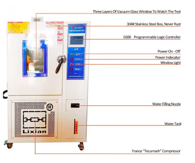 Phase antipoussière 0 thermostatique de l'équipement de test 3 de la mise en chauffage 220V