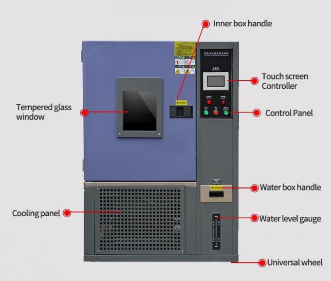 La température de SUS304 5KW et chambre d'humidité, chambre antipoussière 0 d'essai matériel