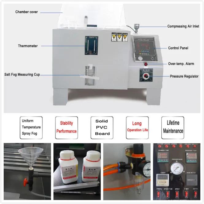 Chambre utilisée programmable 0 d'essai à l'embrun salin de machine d'essai de corrosion