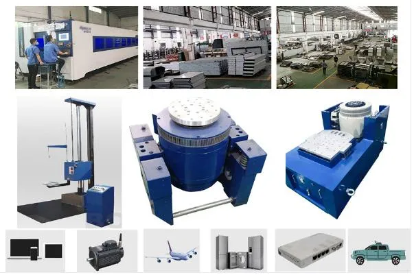 La machine d'essai basse fréquence de vibration de transport a soutenu par le ressort pneumatique