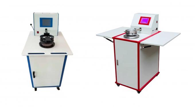 Appareil de contrôle automatique de perméabilité à l'air d'affichage à cristaux liquides pour le tissu, machine anti-déflagrante 0 d'essai de filtre
