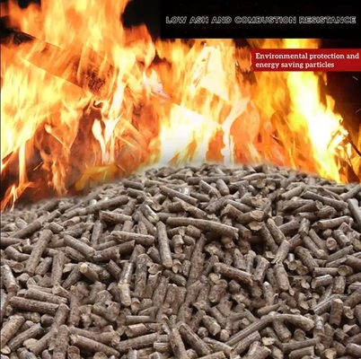 Le bois de biomasse de BARBECUE granule la haute briquette sans fumée de valeur calorifique comprimée