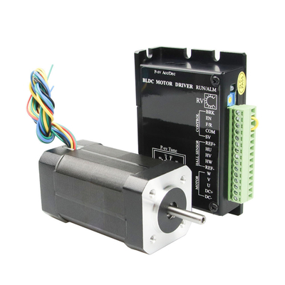 24v 77.5W 42mm Carré 3 Phase BLDC Motoréducteur Brushless 4000rpm