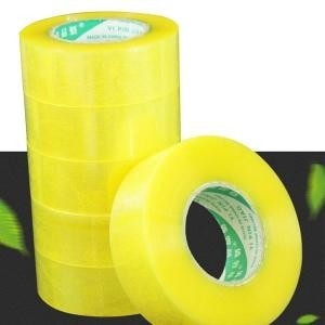 Petit pain adhésif de bande transparente faite sur commande de Bopp, OEM à hautes températures de ruban