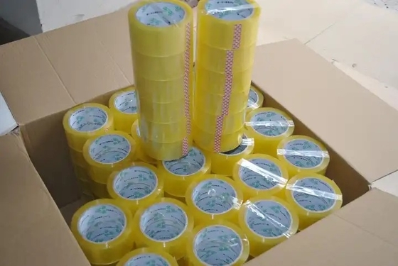 Logo Acrylic Clear Packing Tape fait sur commande, bande claire adhésive d'OEM