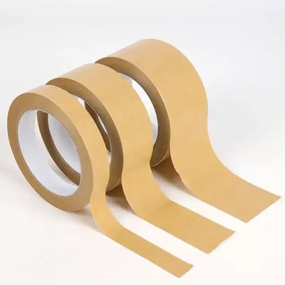 OEM de bande paerforée de Papier d'emballage de métier auto-adhésif fait sur commande de Logo Printed Kraft Packaging Tape