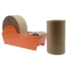 Nouvelle protection de l'environnement de bande faite sur commande de Logo Printing Kraft Paper Packaging
