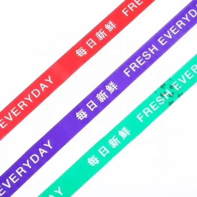 Distributeur obligatoire fait sur commande de bande dans bande consacrée d'emballage de laitue de bande de diverses couleurs