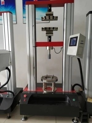 Interface intelligente de tension large de contact de machine d'essai de Geosynthetics