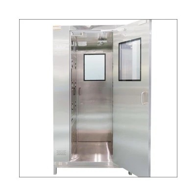 Douche d'air automatique d'acier inoxydable de porte de poussée avec le système de verrouillage d'air
