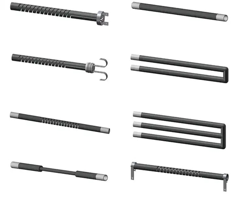 Chauffage électrique Rod Silicon Carbide Heater de carbure de silicium de four