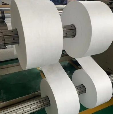 100% coton non tissé d'air chaud d'antibactérien de fibre d'es, tissu filtrant de coton chaud de fonte