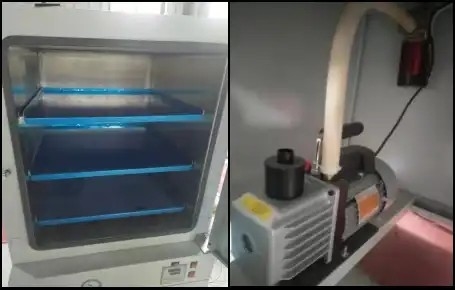 Le vide à hautes températures font cuire au four- utilisé pour les objets de séchage et chauffants de laboratoire