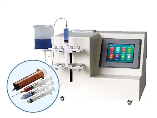 Précision médicale de machine d'essai de seringue glissant l'appareil de contrôle de représentation