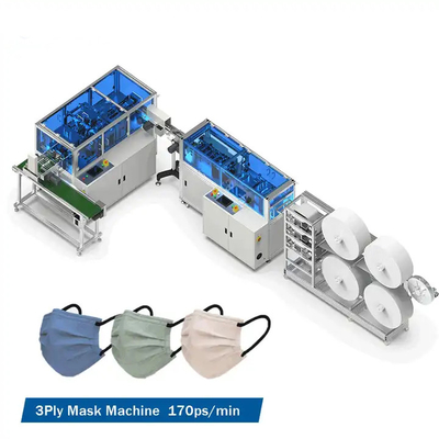 Vitesse maximale jetable automatique 170/minute de machine de masque