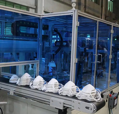 Chaîne de production de masques jetables Kn95 entièrement automatique à vendre