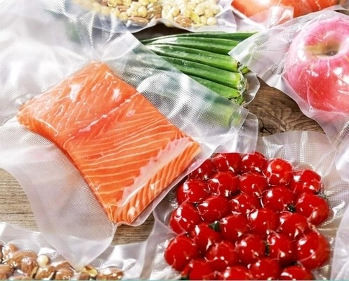 Les aliments surgelés chauds du sachet en plastique de joint de PE QS adaptent la marque aux besoins du client BPA libre