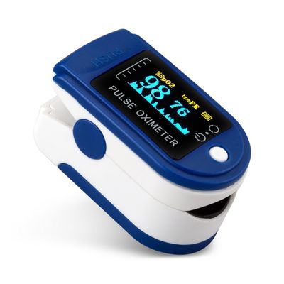 1.5V*2 moniteur à la maison de saturation de l'oxygène de tube de Digital d'oxymètre d'impulsion de bout du doigt de la FCC Rohs