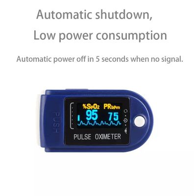 Moniteur Spo2 de saturation de l'oxygène de sang de doigt d'oxymètre d'impulsion de bout du doigt de sonde du Temp 180BPM
