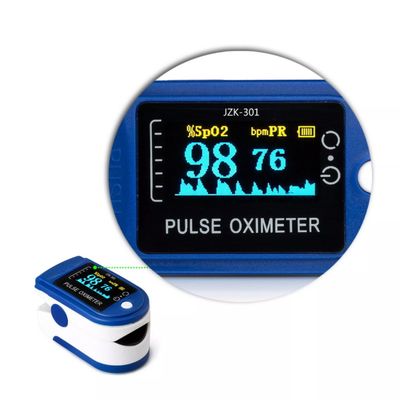 Moniteur Spo2 de saturation de l'oxygène de sang de doigt d'oxymètre d'impulsion de bout du doigt de sonde du Temp 180BPM