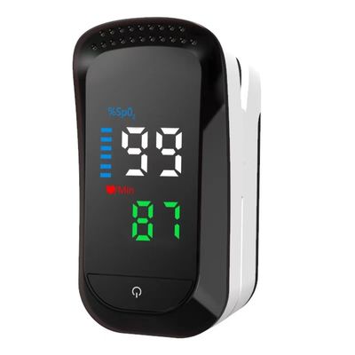 coeur Rate Monitor Finger Clip d'ABS d'oxymètre d'impulsion de bout du doigt de 1.5V*2 49.5g