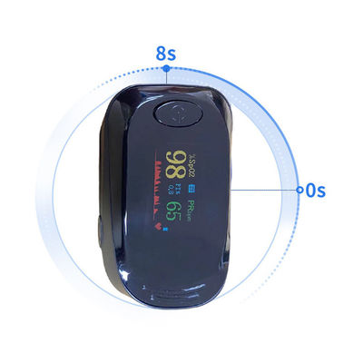 coeur Rate Monitor Finger Clip d'ABS d'oxymètre d'impulsion de bout du doigt de 1.5V*2 49.5g