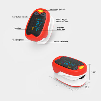 ROSH Symbian a mené le coeur Rate And Oxygen Saturation Monitor de l'oxymètre 35% d'impulsion de bout du doigt