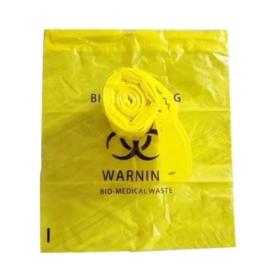 Sacs de déchets de Biohazard jetable biodégradable de LDPE/HDPE